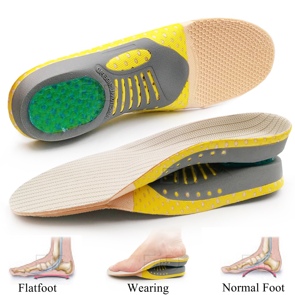 ที่ดีที่สุด PVC Orthopedic เจลรองเท้า Sole Insoles สําหรับเท้าเท้าแบน Arch สนับสนุน Pas X/O ประเภทขาแก้ไขกีฬารองเท้าใส่ Unisex