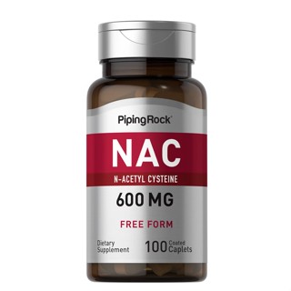 Piping Rock N-Acetyl Cysteine (NAC) 600 mg 100 Coated Caplets