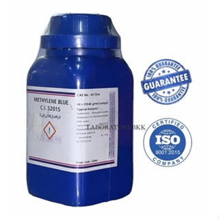 100 กรัม ยี่ห้อ TPC™ METHYLENE BLUE พร้อม COA และ MSDS (C.I.52015) 95% เมทิลีนบลู Laboratorybkk