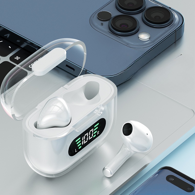 หูฟังบลูทูธหูฟังไร้สายหูฟังชุดหูฟังสําหรับเล่นเกมสําหรับ Xiaomi Android Lenovo หูฟัง