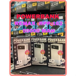 Remax แบตสำรอง 50000mAh แท้100% Power Bank Remax RPP-162 แบตสำรองแท้ แบตสำรองของแท้ แบตเตอรี่สำรอง