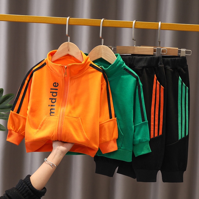 พร้อมส่งจ้า ชุดกันหนาวหนุ่มน้อย ชุดกันหนาวเด็กชาย เสื้อ+กางเกง ผ้าคอตตอน ใส่อุ่นๆ หล่อม๊ากกกกกก.....มากกกกกก