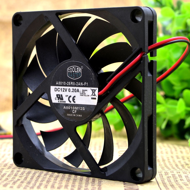 SZ COOLER MASTER A8010-25R8-2AN-F1 12V 0.20A A8010M12S 8010 พัดลม