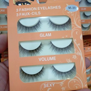 3D EYELASH # M-33 ขนตาแบบธรรมชาติ