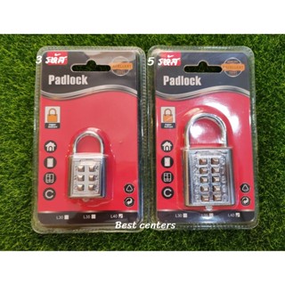 Password Lock กุญแจรหัส กุญแจล็อคกระเป๋า กุญแจรหัสล็อค Password Combination Lock กุญแจล็อค มี 3 ขนาดให้เลือก Padlock