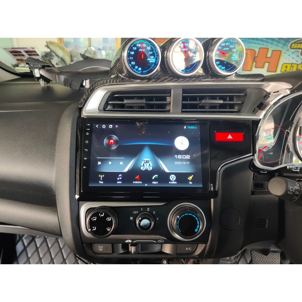 จอAndroid Honda Jazz GK2014-2019 จอ9นิ้ว จอ IPS2.5D 4G Applecarplay เครื่องเสียงติดรถยนต์