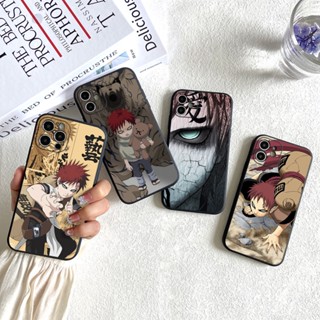 เคสโทรศัพท์มือถือ TPU แบบนิ่ม ป้องกันเลนส์กล้อง กันกระแทก ลายการ์ตูนนารูโตะ Gaara สําหรับ Apple iphone 14 Plus 13 12 11 Pro Max