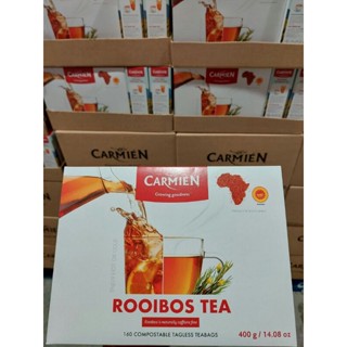 ชารอยบอส ตรา คาร์เมียน ชนิดซอง Natural Rooibos Carmien Brand กล่องละ 160 ซอง (2.5กรัม x 160ซอง)