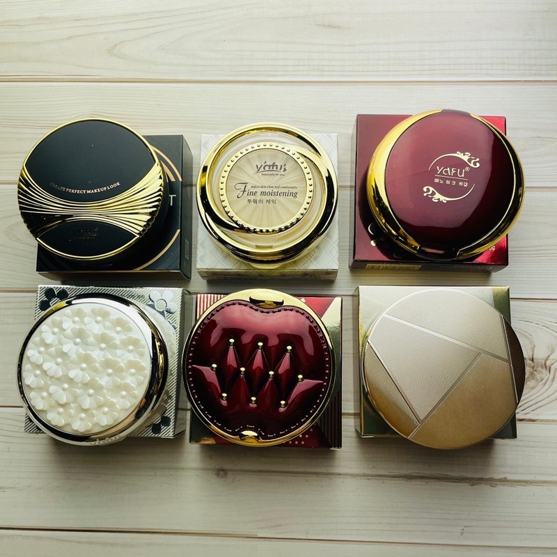 แป้งยาฟู แป้งพัฟ 2 ชั้น ผสมไวท์เทนนิ่ง YAFU ของแท้ 100%