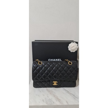 Chanel Classic 10 Caviar GHW อะไหล่ทองด้าน​(Used)​