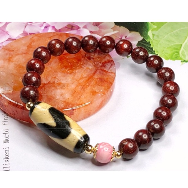ทิเบต Dzi ลูกปัด Tiger Eyes Dzi ลูกปัดทิเบต Dzi ลูกปัด Tiger Eyes Dzi ลูกปัด 28x11.1 มม.