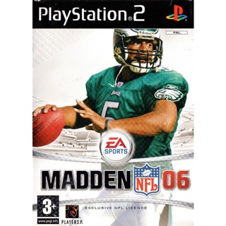 Madden NFL 06 (Europe) PS2 แผ่นเกมps2 แผ่นไรท์ เกมเพทู