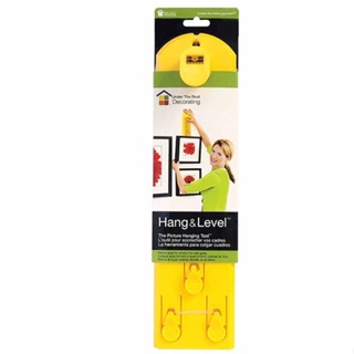 อุปกรณ์ไม้วัดวัดระยะตำแหน่งแขวนภาพรูปถ่าย Hang &amp; Level The Picture Hanging Tool พร้อมส่ง