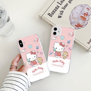 hello kitty เคสไอโฟน 14 pro 8พลัส 7 8 Plus Se2020 เคส iPhone 11 12 13 promax case X Xr Xsmax cartoon cat phone cover