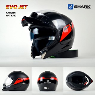 SHARK หมวกกันน็อค รุ่น EVO JET KARONN MAT GLOSSY KRK