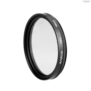 Andoer 49mm Digital Slim CPL Circular Polarizer Polarizing Glass Filter for    DSLR Camera Lens