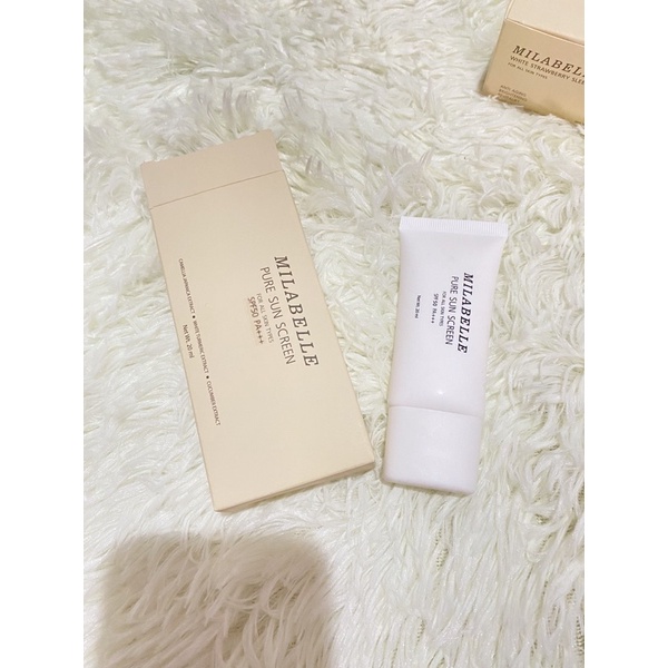 ส่งต่อครีมกันแดด Milabelle Pure Sunscreen SPF 50 กันแดดเพียว ปริมาณเหลือเยอะมาก