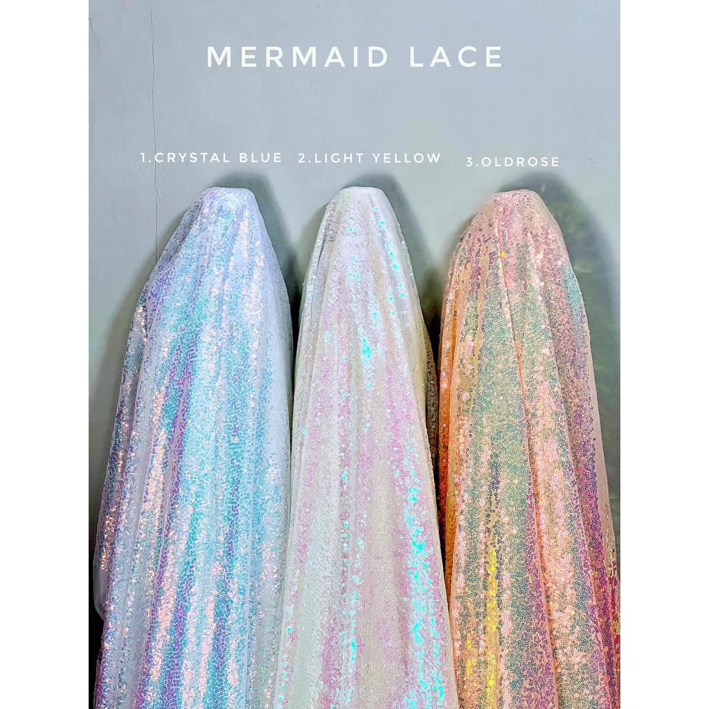 ผ้าเลื่อมเมอเมม สำหรับตัดชุดแฟนซีชุดแดนเซอร์