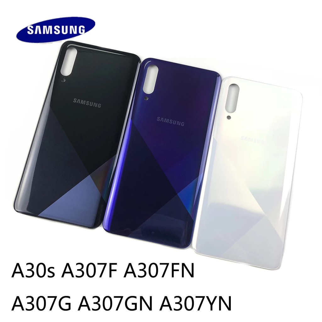 สําหรับ SAMSUNG Galaxy A30s A307F A307FN A307G A307GN A307YN ที่อยู่อาศัยแบตเตอรี่ฝาหลังด้านหลังด้าน