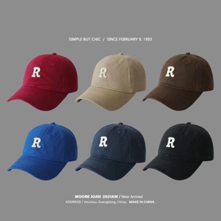 มีสีส้ม// หมวกแฟชั่น  ปัก R (มี 6 สี) หมวกแก็ป