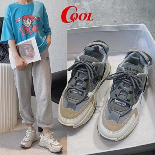 COOL SHOES (มาใหม่ AR-602)  รองเท้าผ้าใบผู้หญิง เสริมส้น 5 ซม.รองเท้าผ้าใบลำลองเดซ