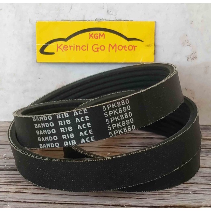 Bando Van Belt 5PK 880 V เข็มขัดพัดลมเข็มขัด Groove 5PK-880 พัดลมเข็มขัด Ac Corona Twincam