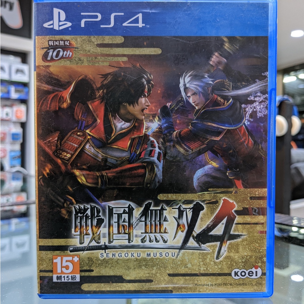 (ซับญี่ปุ่น) มือ2 Sengoku Musou 4 แผ่นเกมPS4 แผ่นPS4 มือสอง (เล่นกับ PS5 ได้ Samurai Warriors 4)