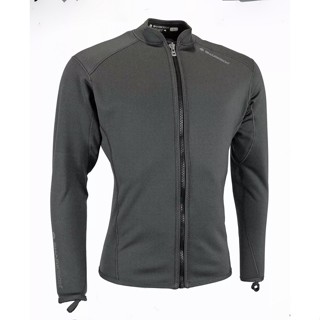 SHARKSKIN T2 - New Titanium ChillProof Long Sleeves, Full Zip, Wetsuit - Mens เสื้อดำน้ำไทเทเนี่ยม รุ่นใหม่ ผู้ชาย