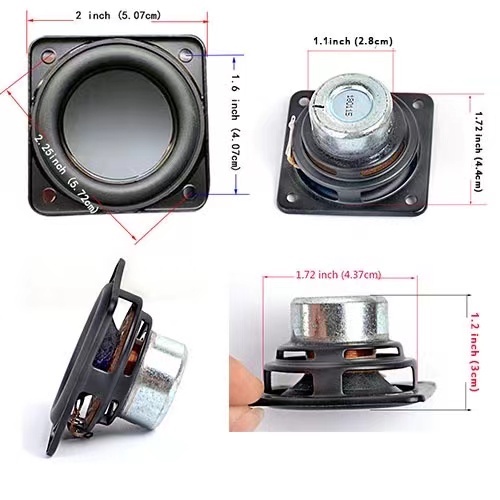 HK 2 นิ้ว ลำโพง 2 นิ้ว 4 Ω 15W ดอกฟูลเรนจ์ 2นิ้ว ดอก 2 นิ้ว hk ลำโพงบลูทูธdiy รูปที่ 8