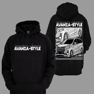 เสื้อกันหนาว มีฮู้ด ลายรถยนต์ Avanza ระดับพรีเมี่ยม