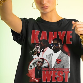 เสื้อผ้าผชKanye West Kanye West เสื้อยืด (1) BYTE C2EBS-5XL