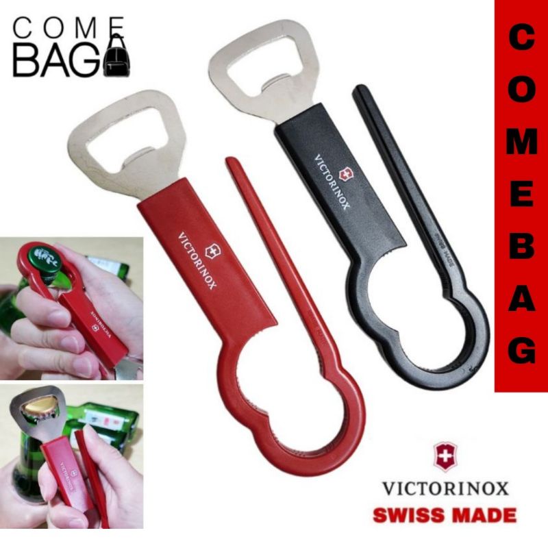 ที่เปิดขวด Victorinox BOTTLE-OPENER PET ของแท้ Made in Switzerland หัวเปิดสแตนเลสแท้ ใช้งานง่าย (7.6912.0)