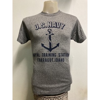 เสื้อยืด แนวทหาร U.S NAVY สไตล์วินเทจ