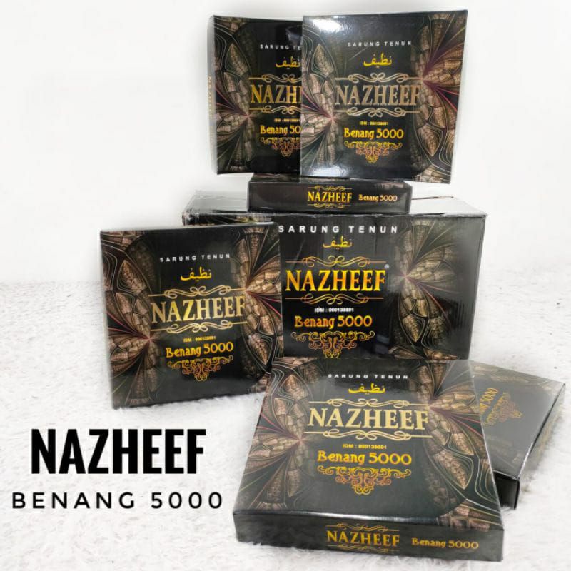 Nazheef ด้ายผ้าซิ่น 5000 SLG Motif Drizzle Stripes ขายปลีกขายส่ง SN
