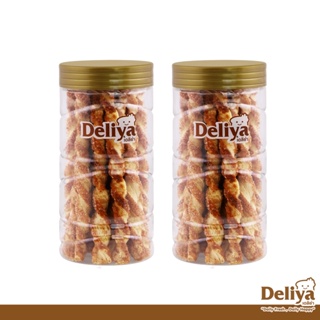 Deliya Cinnamon Twist ชินนามอนทวิสต์ ขนมปังแท่งอบกรอบ (จำกัดการซื้อสูงสุด 29 กระปุก / 1 คำสั่งซื้อ)