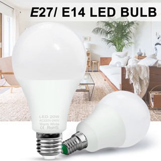 หลอดไฟ Led E27 220V 15W 18W 20W ชิป 2835 สีขาวอบอุ่น สําหรับตกแต่งบ้าน กลางแจ้ง