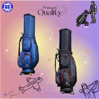 กระเป๋ากอล์ฟแบบมีล้อ สามารถขึ้นเครื่องได้ มีถุงคลุมกระเป๋าให้, Travel Golf bag,Premium Quality By Golf station!!🛒👍🏻💯❤️‍🔥