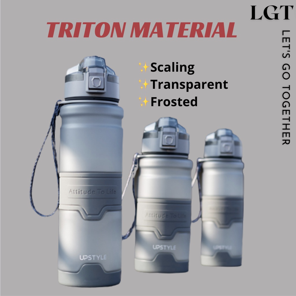 TRITON BPA FREE Sports Water Bottle 1000ml พร้อมแถบ