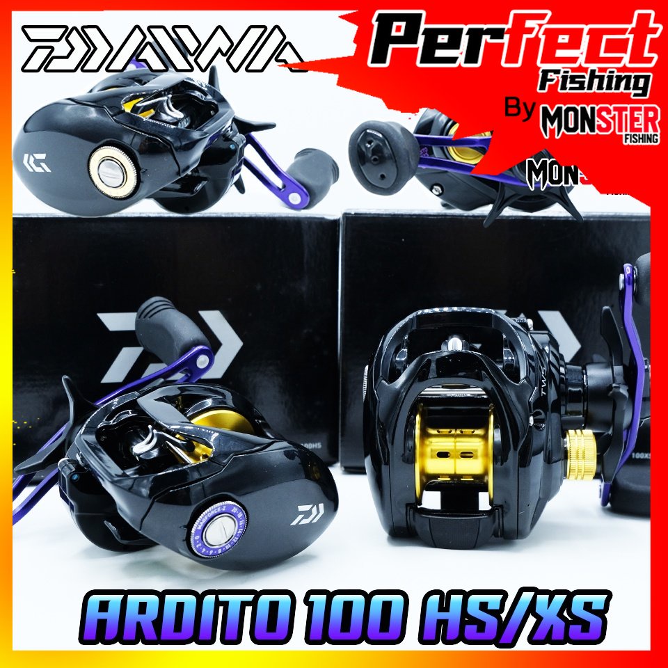 รอกหยดน้ำไดว่า DAIWA ARDITO 100 HS/XS (หมุนขวา รอบ 7.3:1/8.1:1)