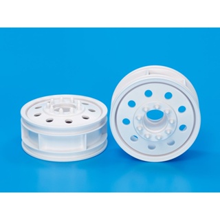 [ชุดแต่งรถบังคับ] TAMIYA 56541 TROP.41 Front Wheels (22mm Width) White ชุดแต่งทามิย่าแท้ rc