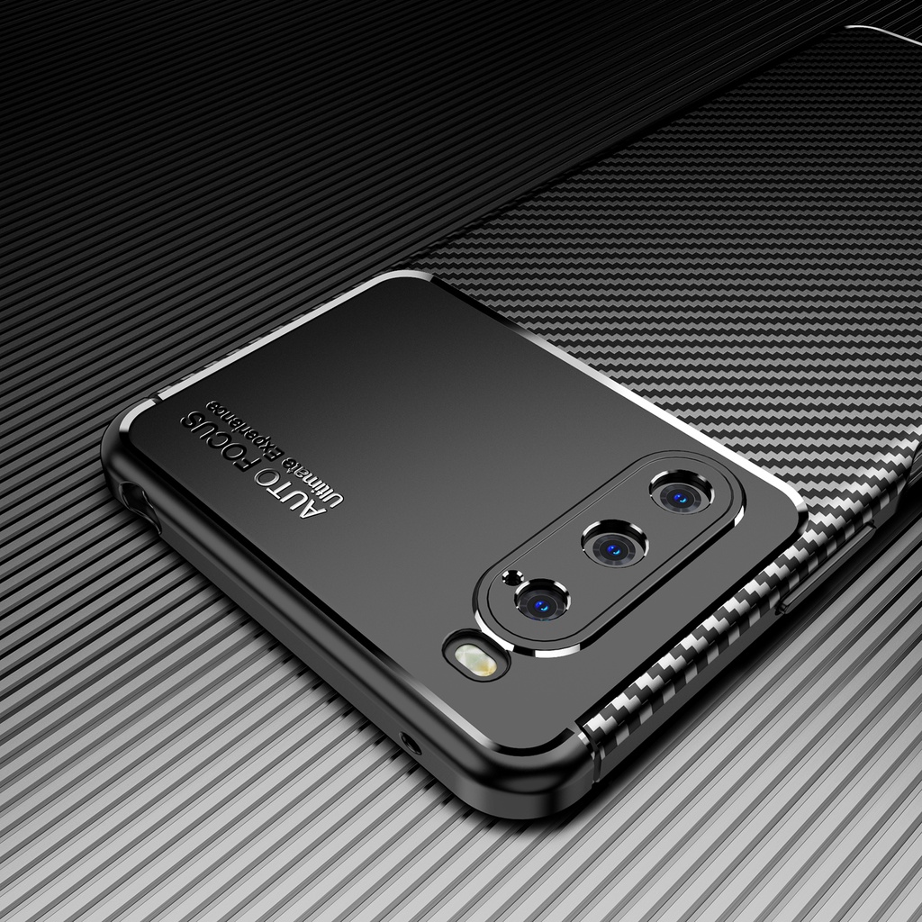 SONY Xperia 1 5 10 II III IV Case Soft Carbon Fiber Silicone TPU Shockproof Hybrid Back Cover #8