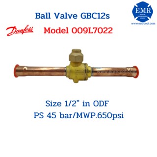 DANFOSS DANFOSS Shut-off ball valve GBC 12 S, 1/2 (009L7022)