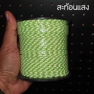 เชือกม้วน สะท้อนแสง ในเวลากลางคืน ความยาว 50 เมตร / ม้วน ตัดแบ่ง คุ้มสุด