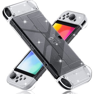 เคสแข็ง ลายกลิตเตอร์ สําหรับ Nintendo Switch OLED Switch OLED and Joy Con Controller