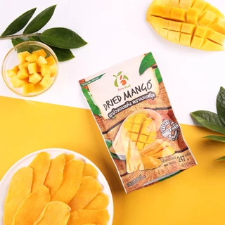 Benefruit มะม่วงอบแห้ง🥭 "ชิ้นใหญ่" เกรดผลไม้ส่งออก สูตรน้ำตาลต่ำ (Dried Mango, Low Sugar) ขนาด 247g. / 812 g.