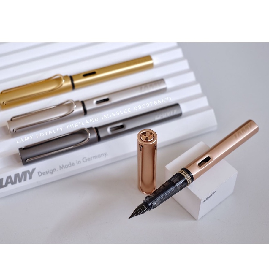 **พร้อมส่งทุกสีค่ะ** LAMY LX ปากกา ลามี่  (Rose gold, Palladium, Ruthenium, Gold)