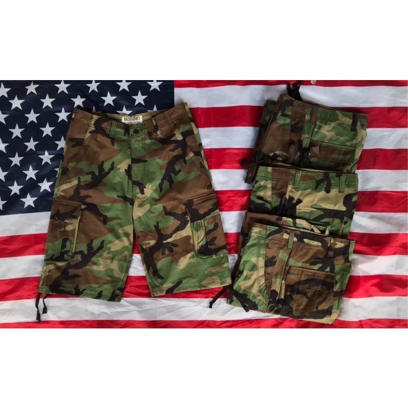 พร้อมส่ง 💜กางเกง ทหาร US ขาสามส่วน