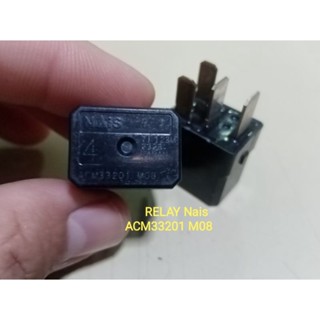 รีเลย์นาอีส​ RELAY​ Nais​ ACM33201​ M08 4ขา​ มือสองของแท้