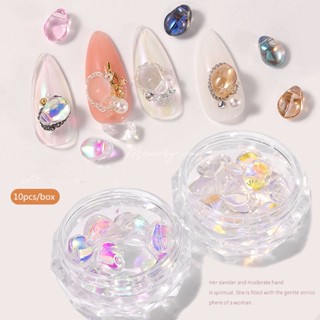 ((หินออโรร่า)) หินติดเล็บ Crystal AB Nail Art Decorations Aurora Irregular Pixie Stones Jewelry 3D Shiny Rhinestones ...