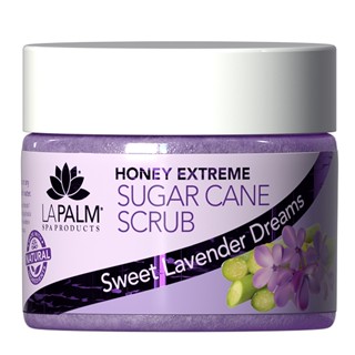 LA PALM HONEY EXTREME SUGAR CANE SCRUB SWEET LAVENDER DREAMS  340 g ของแท้!! / SCRUB สครับผิวกาย